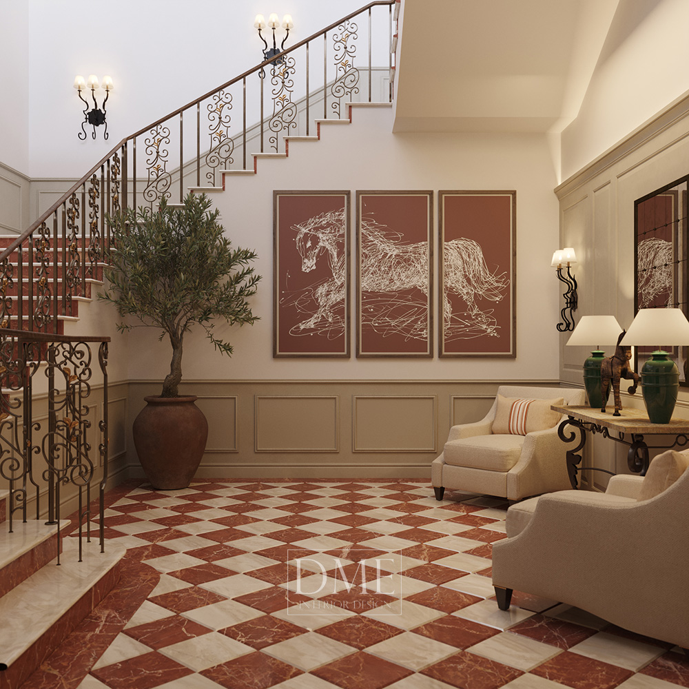 Entrance in Equestrian Art Foundation, by DME Interior Design