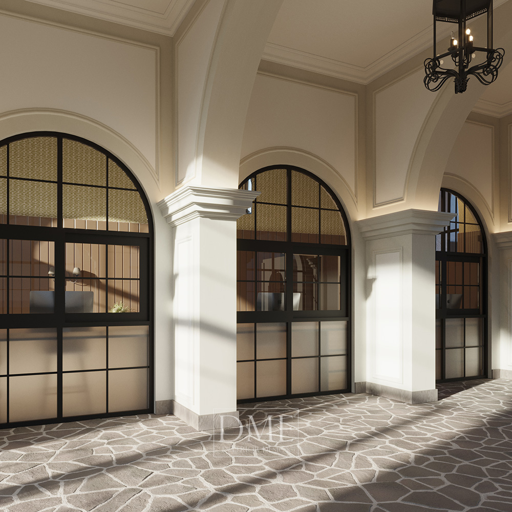 Entrance in Equestrian Art Foundation, by DME Interior Design