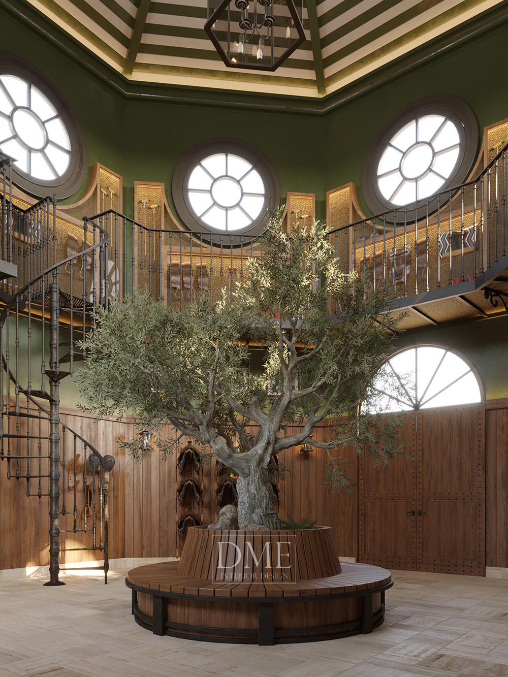 Tack Room in Equestrian Art Foundation, by DME Interior DesignTack Room in Equestrian Art Foundation, by DME Interior Design